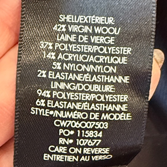 Alice + Olivia Employed Coley Black/White Tweed Sleeveless A-Line Mini Dress (6) - Picture 13 of 14